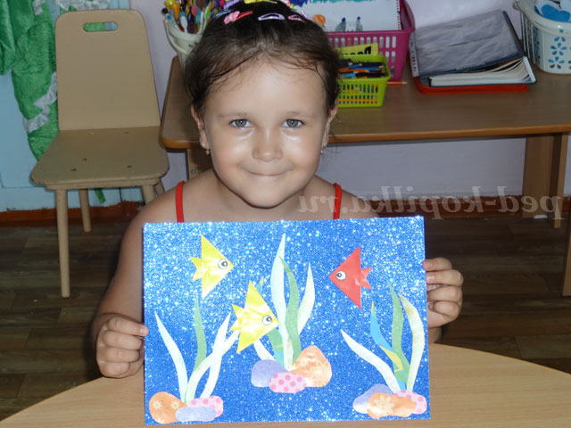 Аплікація Підводний світ. Майстер-клас