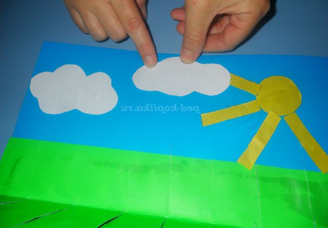 Об'ємна аплікація. Будиночки