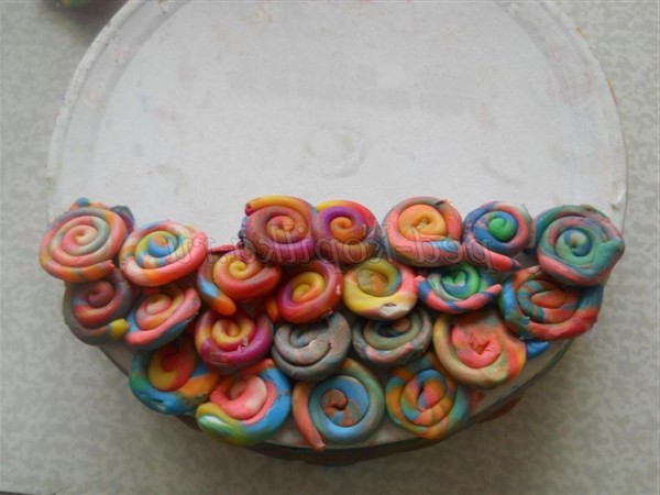 Аплікація з пластиліну. Рибка