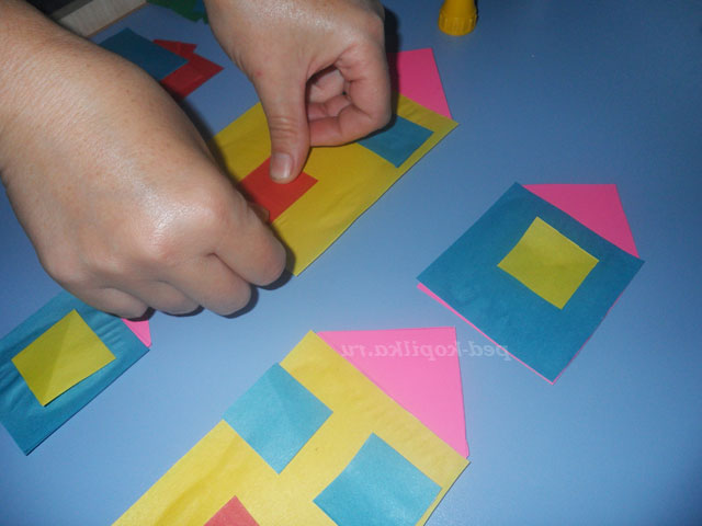 Об'ємна аплікація. Будиночки