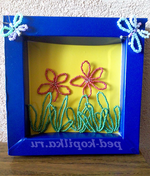 Квіткова галявина з бісеру. Майстер-клас