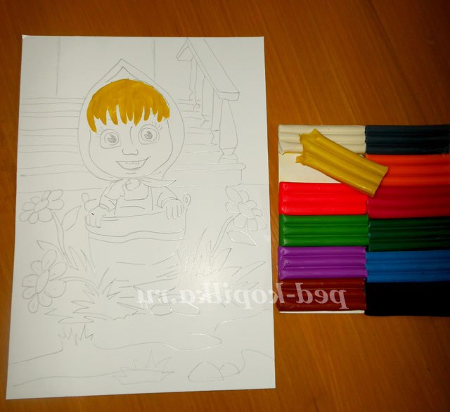 Пластилинография в дитячому саду. Майстер-клас