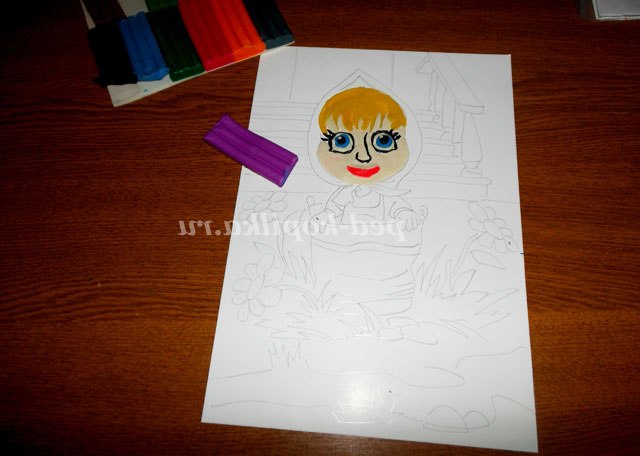 Пластилинография в дитячому саду. Майстер-клас