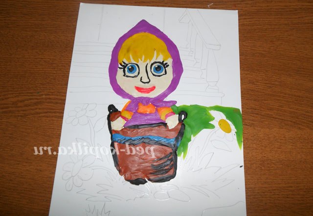 Пластилинография в дитячому саду. Майстер-клас