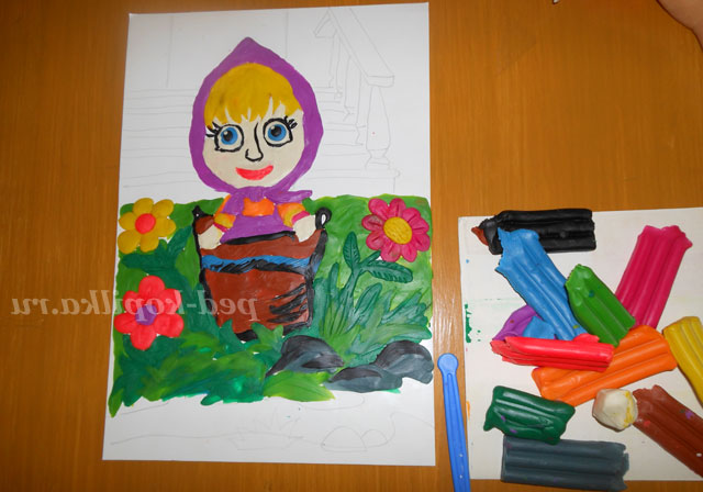 Пластилинография в дитячому саду. Майстер-клас