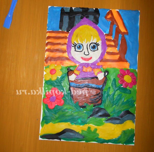 Пластилинография в дитячому саду. Майстер-клас