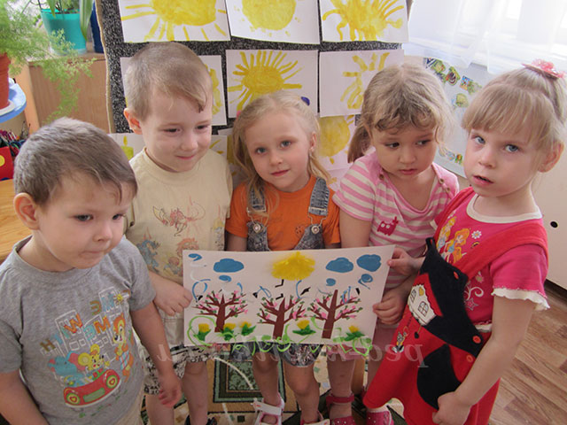 Весняна аплікація. МК