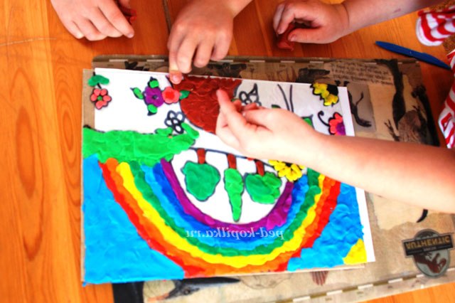 Пластилинография в дитячому саду. Майстер-клас