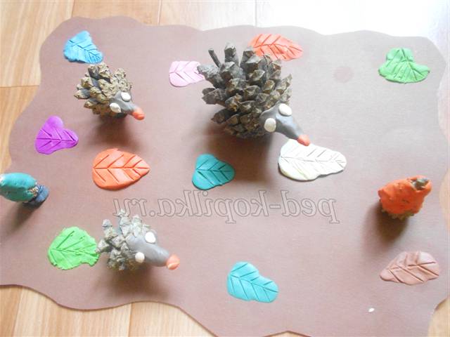 Осінні вироби з природного матеріалу з дітьми 5-6 років Осінні вироби з природного матеріалу з дітьми 5-6 років