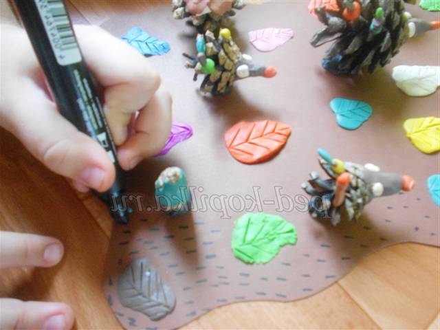 Осінні вироби з природного матеріалу з дітьми 5-6 років Осінні вироби з природного матеріалу з дітьми 5-6 років