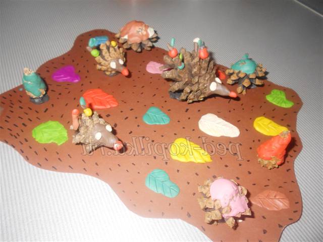 Осінні вироби з природного матеріалу з дітьми 5-6 років Осінні вироби з природного матеріалу з дітьми 5-6 років