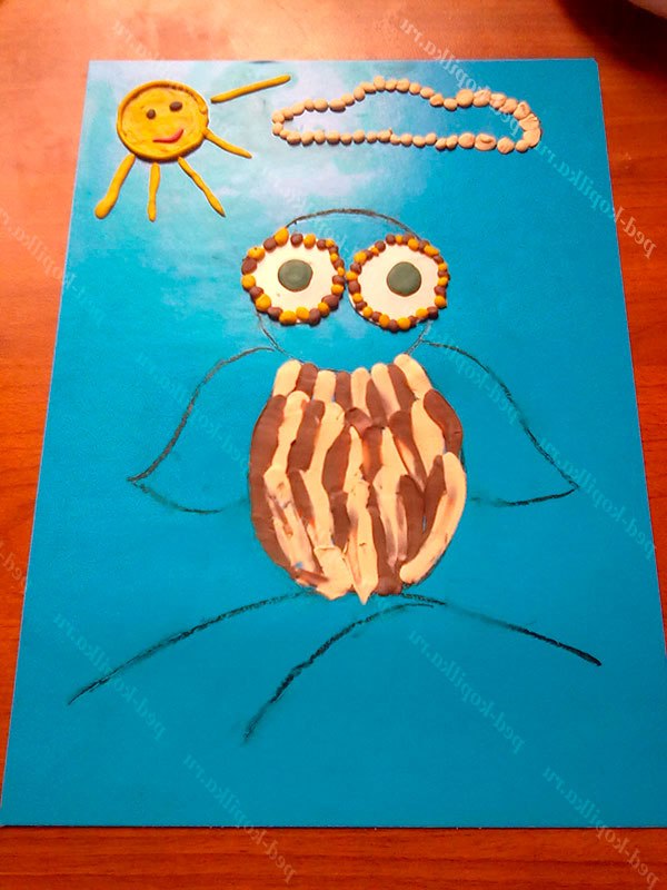 Пластилинография в дитячому саду. Майстер-клас