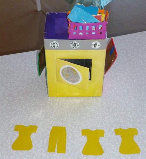 Дидактична гра для дошкільнят Пральна машина Дидактична гра для дошкільнят Пральна машина