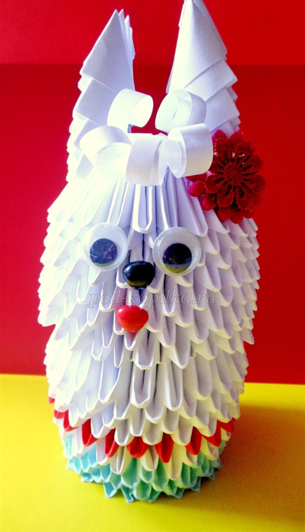 Модульне орігамі Зайчик Модульне орігамі Зайчик