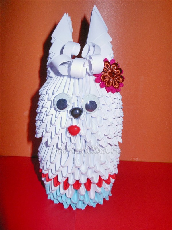 Модульне орігамі Зайчик Модульне орігамі Зайчик