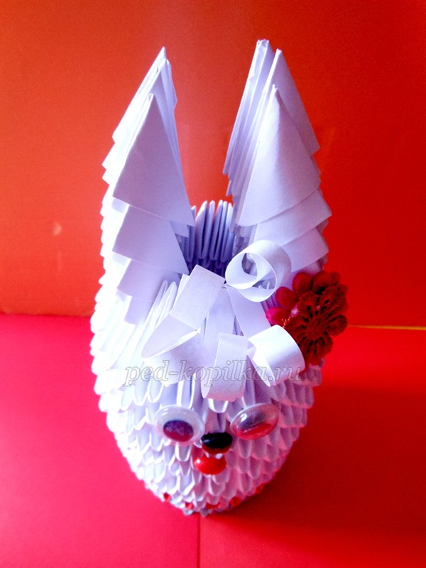 Модульне орігамі Зайчик Модульне орігамі Зайчик