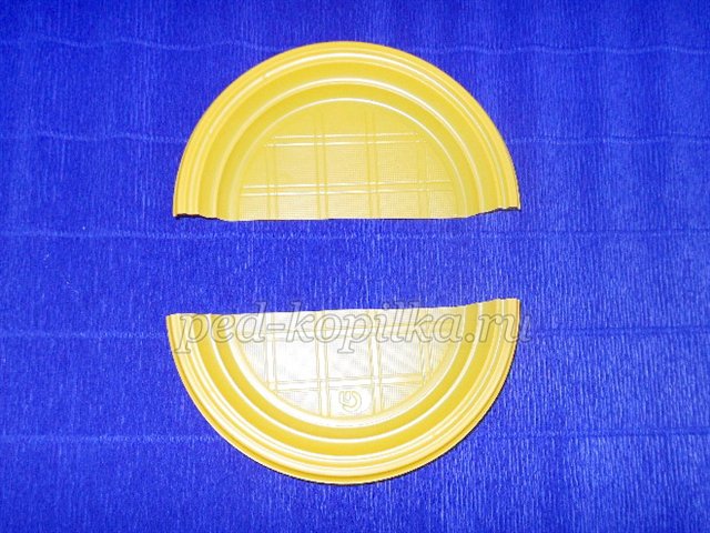 Вироби з одноразових тарілок для дітей. Майстер-клас