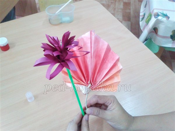 Букет осені з паперу своїми руками. Майстер-клас