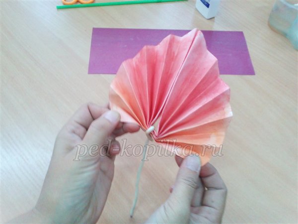 Букет осені з паперу своїми руками. Майстер-клас