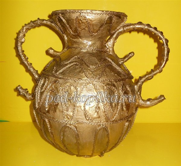 Майстер - клас. Ваза в техніці філіграні своїми руками