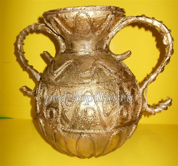 Майстер - клас. Ваза в техніці філіграні своїми руками