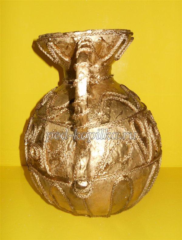 Майстер - клас. Ваза в техніці філіграні своїми руками