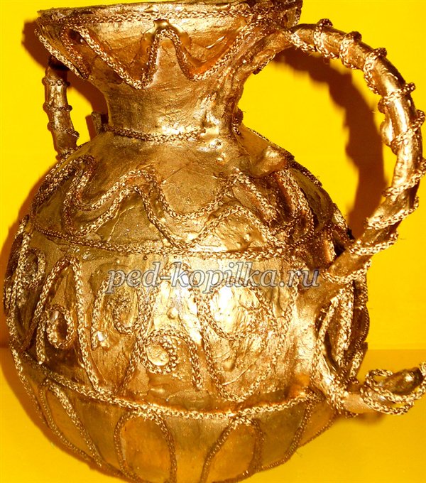 Майстер - клас. Ваза в техніці філіграні своїми руками