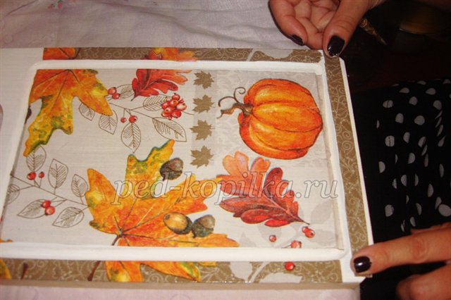 Декупаж обробної дошки. Майстер-клас Декупаж обробної дошки. Майстер-клас