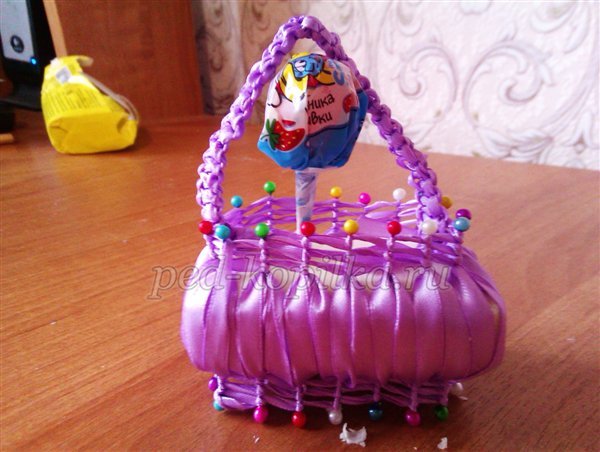 кошичок з мила і стрічок своїми руками кошичок з мила і стрічок своїми руками