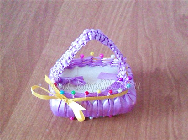 кошичок з мила і стрічок своїми руками кошичок з мила і стрічок своїми руками