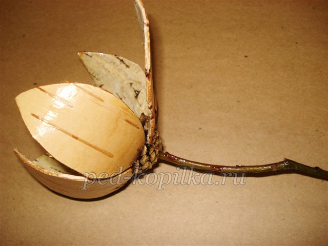 Майстер - клас із рукоділля «Красиві квіти з кори берези» Майстер - клас із рукоділля «Красиві квіти з кори берези»