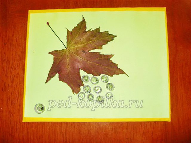 Майстер-клас Аплікація з сухого листя та Квілінг Майстер-клас Аплікація з сухого листя та Квілінг