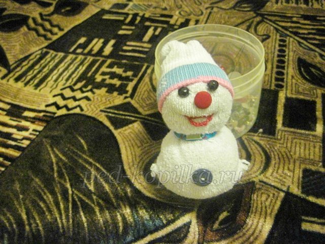 Майстер-клас із рукоділля «Веселий сніговик»