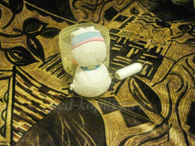 Майстер-клас із рукоділля «Веселий сніговик»