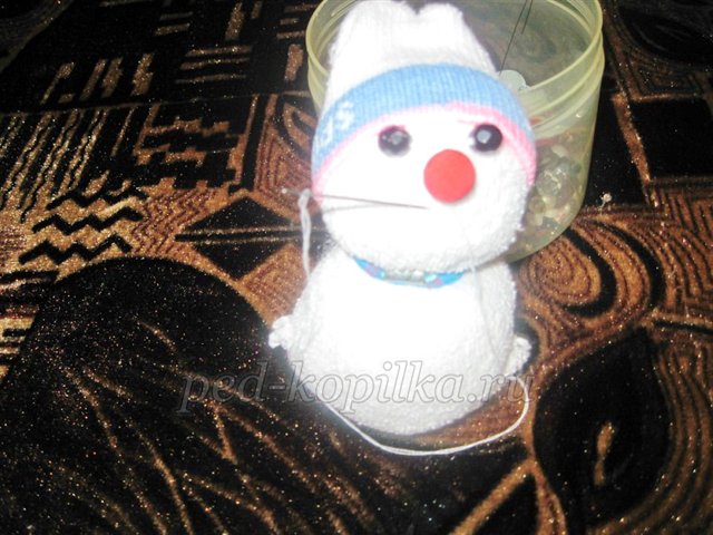 Майстер-клас із рукоділля «Веселий сніговик»