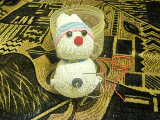 Майстер-клас із рукоділля «Веселий сніговик»