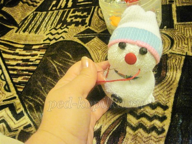 Майстер-клас із рукоділля «Веселий сніговик»