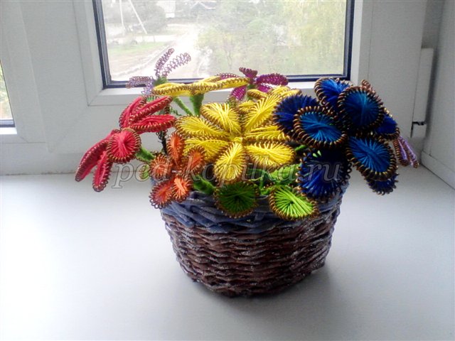 Ганутель. Квіти у кошику Ганутель. Квіти у кошику