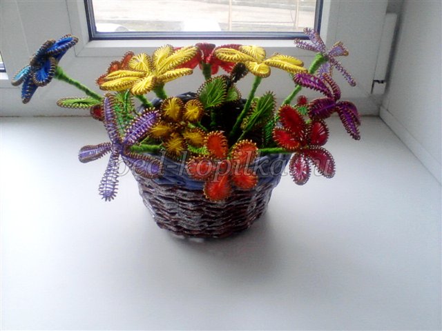 Ганутель. Квіти у кошику Ганутель. Квіти у кошику