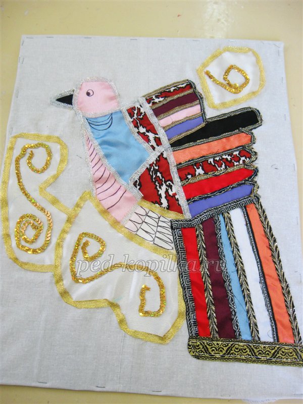 Аплікація з тканини своїми руками. Майстер-клас Аплікація з тканини своїми руками. Майстер-клас