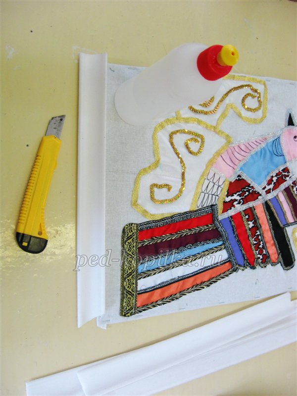 Аплікація з тканини своїми руками. Майстер-клас Аплікація з тканини своїми руками. Майстер-клас