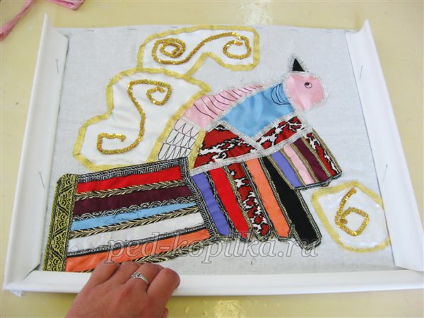 Аплікація з тканини своїми руками. Майстер-клас Аплікація з тканини своїми руками. Майстер-клас
