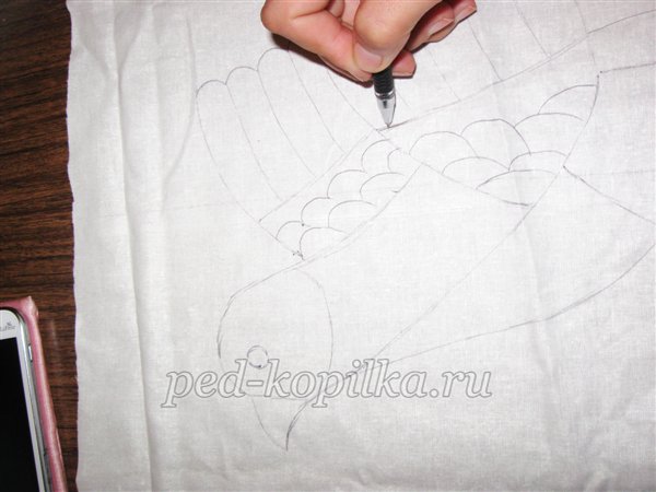 Аплікація з тканини своїми руками. Майстер-клас