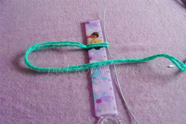 Фіалка з ниток. Майстер - клас Фіалка з ниток. Майстер - клас