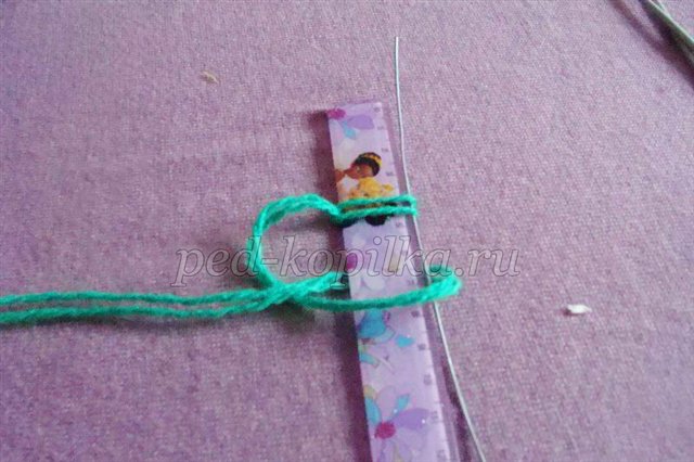 Фіалка з ниток. Майстер - клас Фіалка з ниток. Майстер - клас