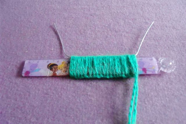 Фіалка з ниток. Майстер - клас Фіалка з ниток. Майстер - клас