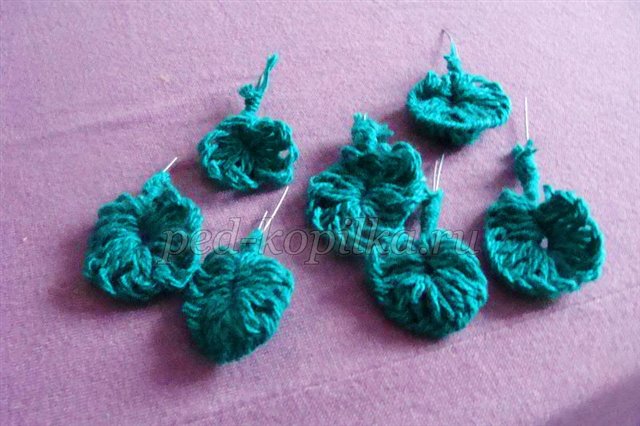 Фіалка з ниток. Майстер - клас Фіалка з ниток. Майстер - клас