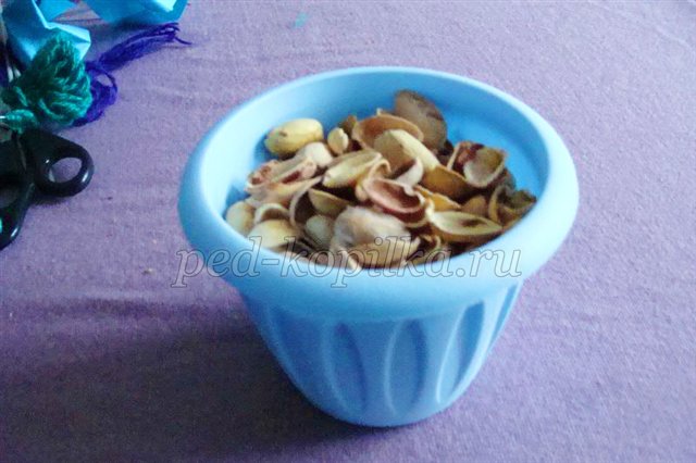 Фіалка з ниток. Майстер - клас Фіалка з ниток. Майстер - клас