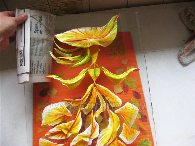 Декоративне панно. Фея Осінь. Майстер-клас