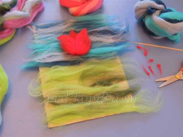 Живопис шерстю. Майстер-клас